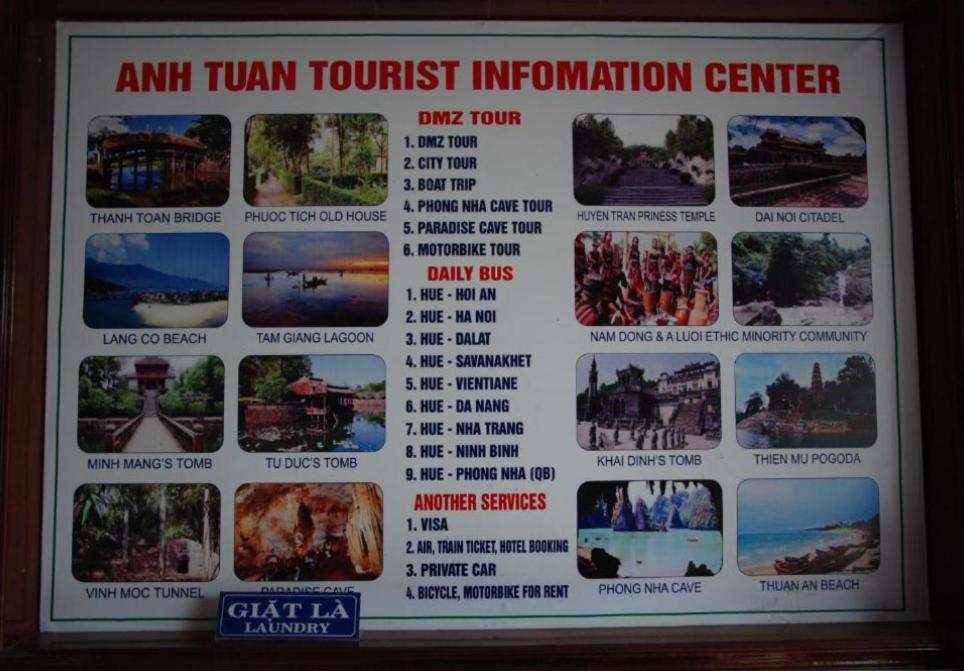 Anh Tuan Hotel Hué Eksteriør billede